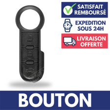 Bouton 3 Touches pour Clé Plip Télécommande Fiat 500, Bravo, Brava, Evo, Punto
