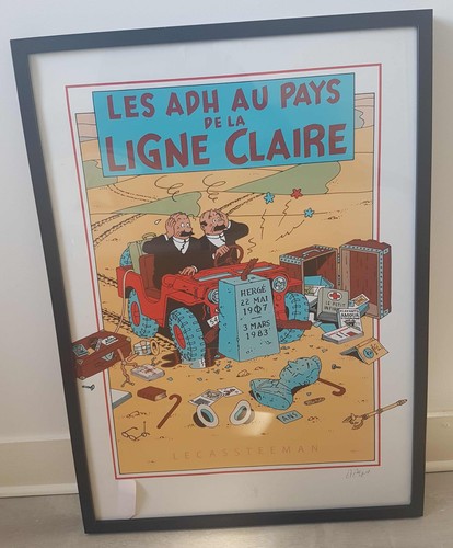 Sérigraphie tintin les adh - tintin,