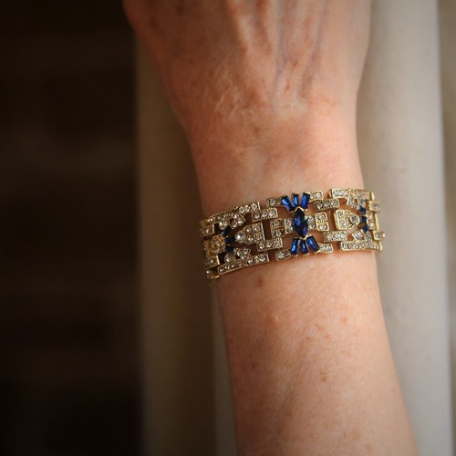 Bracelet doré art - bracelet, deco