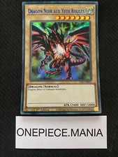 Carte Yu-Gi-Oh! Dragon Noir aux Yeux Rouges LDS1-FR001 1st Ultra Rare Bleu
