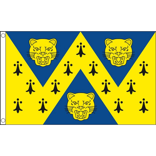 Drapeau comté shropshire - drapeau, de