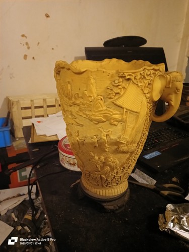 Vase ivoire chine - vase,