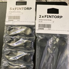 5 Ikea FINTORP Hooks 3" Steel