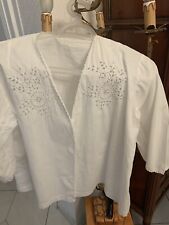 chemisier vintage /monogramme / Broderie Anglaise