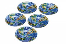 Kutani Yaki Article Japonais Plaque Plat Set 5Yoshida-ya Sho Chiku Bai 1.7m