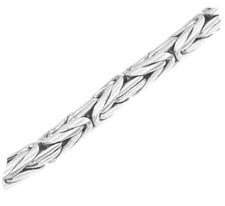 Bracelet rond chaine byzantine - bracelet,