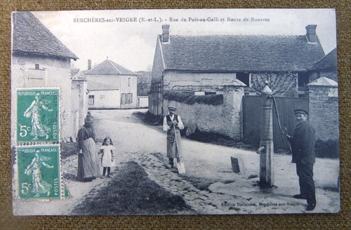 Cpa berchères sur vesgre - 28,