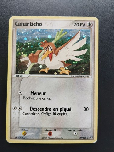 Carte pokémon canarticho - carte,