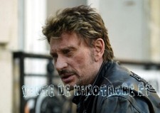 Johnny Hallyday avec blouson