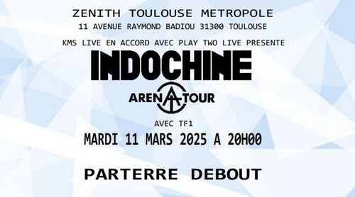 Places concert indochine - 3,
