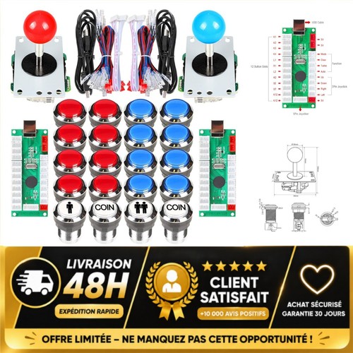 Fosiya kit joystick arcade - fosiya,