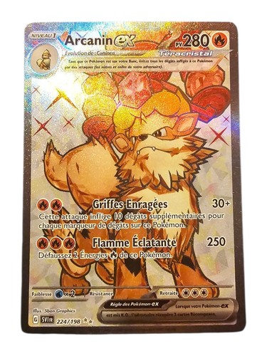 Carte pokemon arcanin - arcanin, 224/198