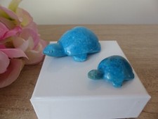 Paire de tortues en pierre