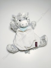 Doudou Plat/Marionnette Regliss Ane Gris Blanc Bandana Bleu Les Amis  Kaloo 2013