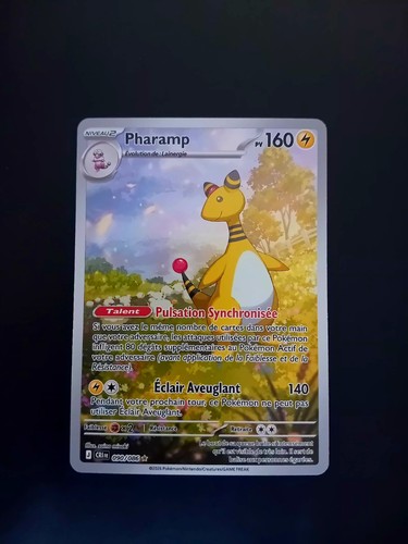 Carte pokémon pharamp - carte,