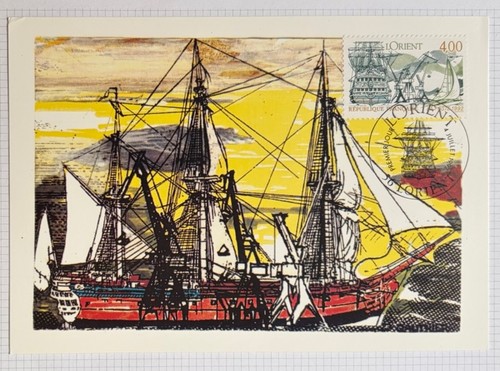 Carte postale premier jour - carte,
