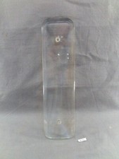 1 plaque de propreté en verre clair arrondi biseauté 25,8 x 6,8 cm (CR30)