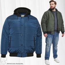 Manteau d'hiver grande taille pour homme avec capuche - Blouson matelassé - NEUF