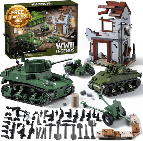 Ww2 army tank - army, building