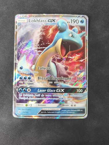 Carte pokémon lokhlass - lokhlass, gx