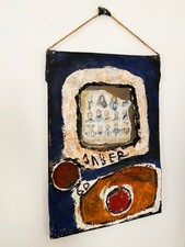 Tableau, collage de JABER - 1938-2021 - signée.