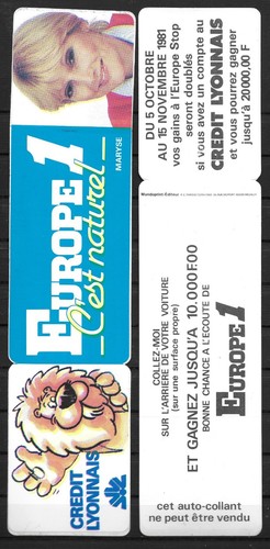 Autocollant europe est - europe, 1