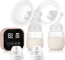 Tire-Lait Électrique Avec 4 Modes 9 Niveaux Affichage LED Rechargeable Sans BPA