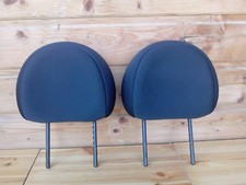 2 appuie-tête noir satine