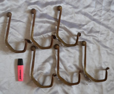 A L'UNITE : Ancien porte manteau métal, Patère d'école, de vestiaire