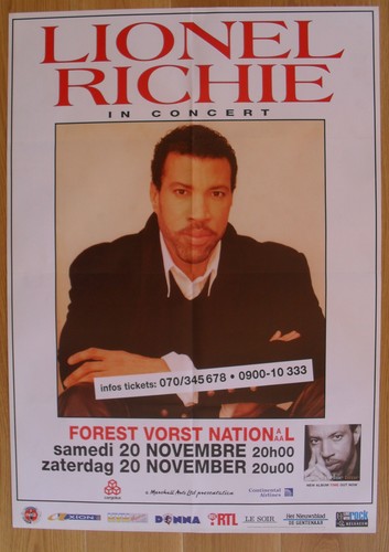 Lionel richie affiche concert - lionel,