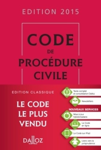 Code procédure civile 2015 - de,