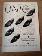 Publicité de 1935 - Chaussures UNIC usines Fenestrier + Noël café SANKA - 2181
