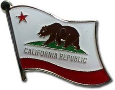 En Gros Paquet De 50 État California Drapeau Vélo Bonnet Revers Broche