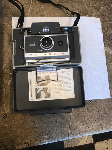 Vintage polaroid 340 camera - vintage,