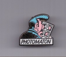 PIN'S . FRANK MARGERIN . LUCIEN . PHOTOMATON . 1991 . ( PIN'S 26 ) .