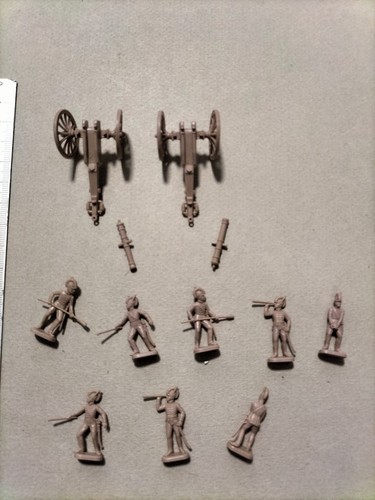 British artillery - british,