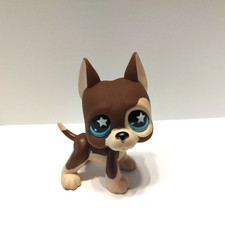 figurine PETSHOP  original  chien dog argentin danois 817   pet shop LPS