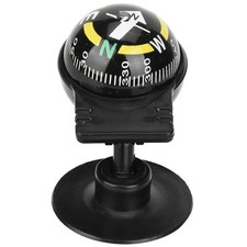 2PCS LC282 ABS Boule De Guide De Boussole De Voiture Portable Avec Ventouse