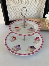 425⚜️ Plat Présentoir à Gateau Serviteur à Pâtisserie Déco Motifs Cupcake