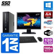 PC HP 705 G1 SFF Ecran 27" AMD
