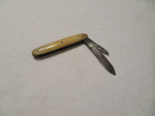 Ancien couteau noté - ancien,