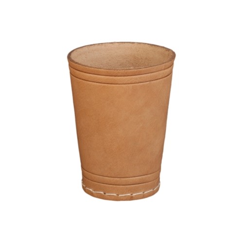 Gobelet cuir naturel en - -,
