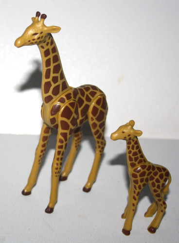Playmobil girafe avec petit - girafe,