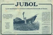 Publicité ancienne Jubol laxatif physiologique 1921 issue de magazine