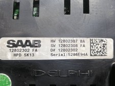 12802302 display SAAB 9-3 SPORT HATCH 1.9 TID LINEAR 2005 1356007