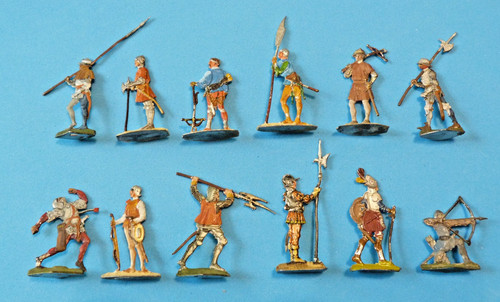 Plats étain zinnfiguren - plats, d'étain