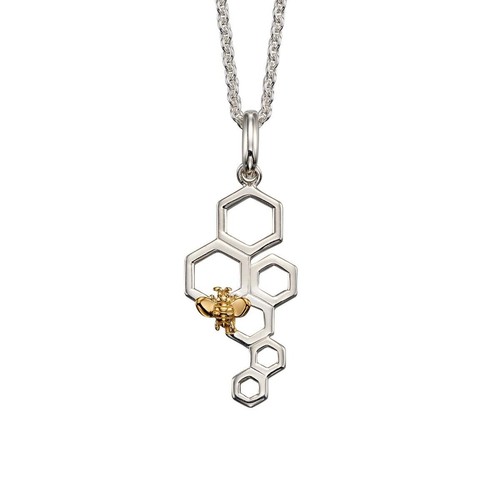 Alvéolaire bee pendentif - bee,