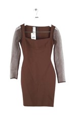 Robe marron Herve Leger M