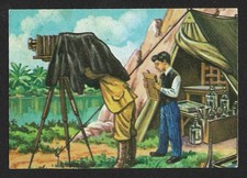 Spanish Bakery BIMBO stamp card : The first photographic machines (1969)