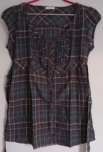Tunique chemise carreaux